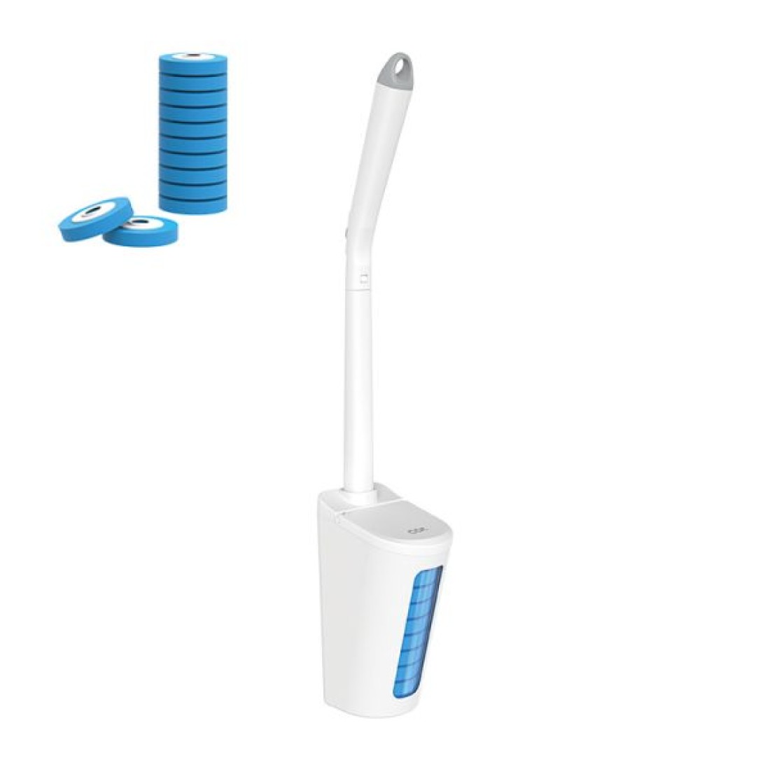 Disposable Toilet Brush Kits with 10 Toilet Brush Refills